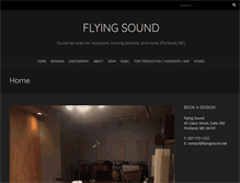 Tablet Screenshot of flyingsound.net